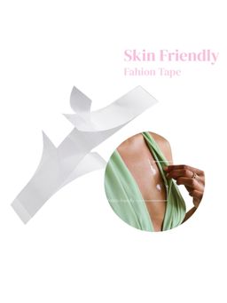 Rheal Curve - Double-Sided Transparent Fashion Tape Strips | Waterproof & No-Residue