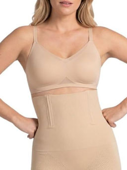 Rheal Curve - Beige Seamless High Waist Tummy Control Slimming Body Shaper