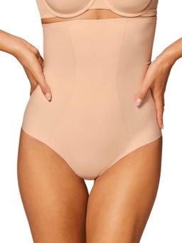 Rheal Curve - Beige High Waist Tummy Control Seamless Invisible Body Shaper