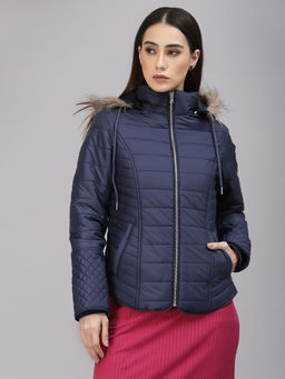 Gipsy - Women Blue Hooded Jacket