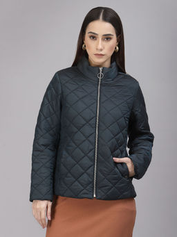 Gipsy - Women Blue High Neck Jacket