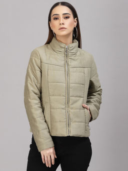 Gipsy - Women Olive High Neck Jacket