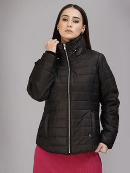 Gipsy - Women Black High Neck Jacket