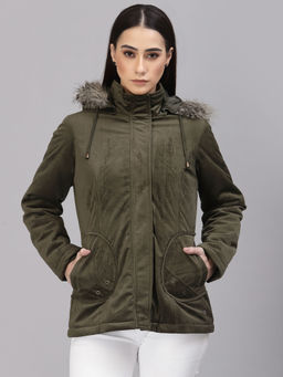 Gipsy - Women Olive Hooded Jacket