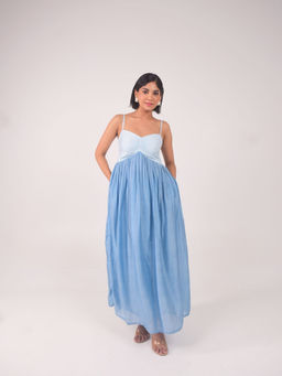 WHY SO BLUE - Esme Strappy Dress