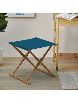 Chumbak - Bistro Foldable Stool Mediterranian Blue