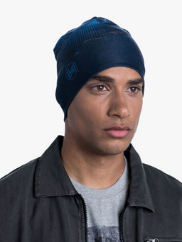 Buff - Unisex Blue Blended Thermonet Beanie Blue