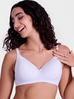 Enamor - White Ultra Smooth T-Shirt Bra
