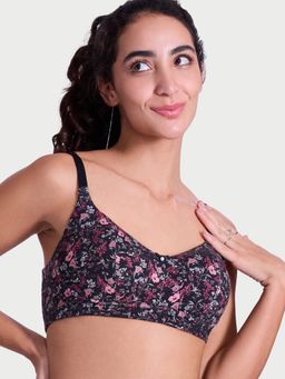 Enamor - Black Full Support Modal T-Shirt Bra