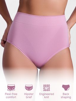 Enamor - Nylon Flexi Free P037 Mid-Waist Tummy Hipster
