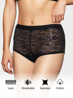 Enamor - Black Lace Boy shorts