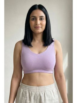 Zivame - Lavender Padded Non Wired Full Coverage Bralette