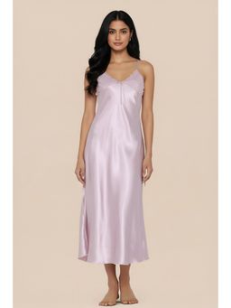 Zivame - Pink Satin Night Dress