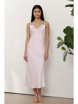 Zivame - Pink Satin Night Dress