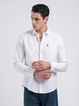 Red Tape - Oxford Solid Shirt for Men Durable and Stylish - White