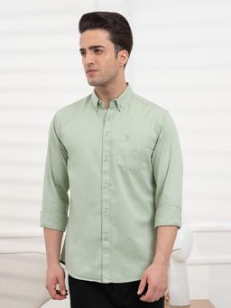 Red Tape - Mens Cotton Shirt for Effortless Casual Style - Green