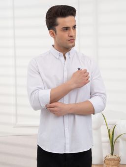 Red Tape - Mens Premium Cotton Shirt for Stylish Everyday Refined Look - White