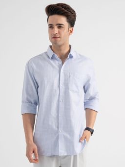 Red Tape - Mens Casual Check Shirt - Blue