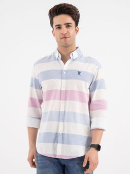 Red Tape - Striped Shirt for Men - Blue