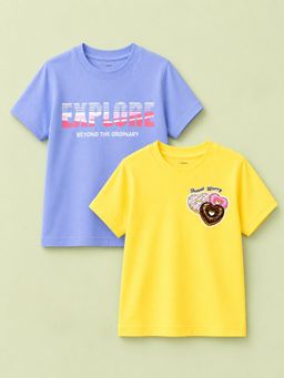 Kidbea - Ultra Soft Bamboo Comfort T-Shirt For Kids (Pack of 2)