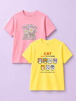 Kidbea - Ultra Soft Bamboo Comfort T-Shirt For Kids (Pack of 2)