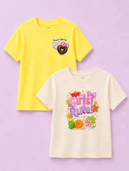 Kidbea - Ultra Soft Bamboo Comfort T-Shirt For Kids (Pack of 2)