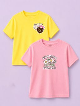 Kidbea - Ultra Soft Bamboo Comfort T-Shirt For Kids (Pack of 2)