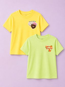 Kidbea - Ultra Soft Bamboo Comfort T-Shirt For Kids (Pack of 2)