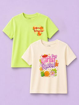 Kidbea - Ultra Soft Bamboo Comfort T-Shirt For Kids (Pack of 2)