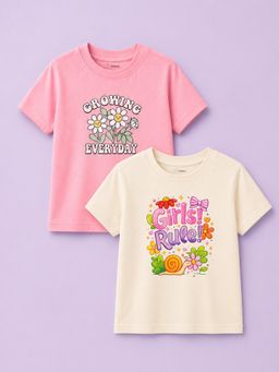 Kidbea - Ultra Soft Bamboo Comfort T-Shirt For Kids (Pack of 2)