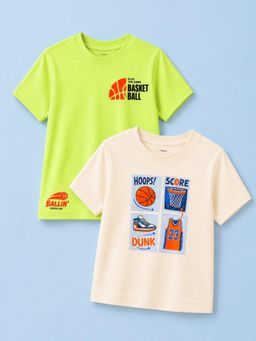 Kidbea - Ultra Soft Bamboo Comfort T-Shirt For Kids (Pack of 2)