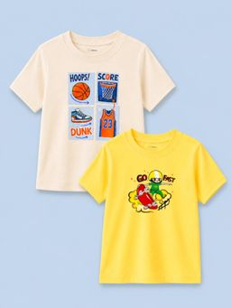 Kidbea - Ultra Soft Bamboo Comfort T-Shirt For Kids (Pack of 2)