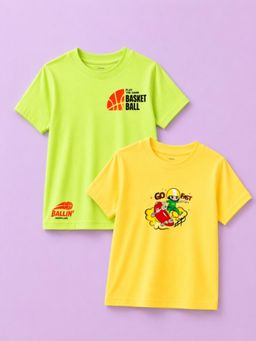 Kidbea - Ultra Soft Bamboo Comfort T-Shirt For Kids (Pack of 2)
