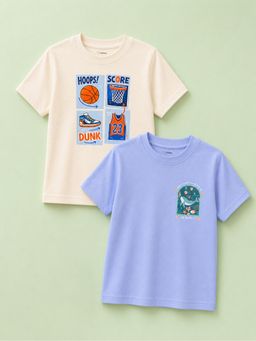 Kidbea - Ultra Soft Bamboo Comfort T-Shirt For Kids (Pack of 2)