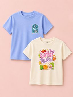 Kidbea - Ultra Soft Bamboo Comfort T-Shirt For Kids (Pack of 2)