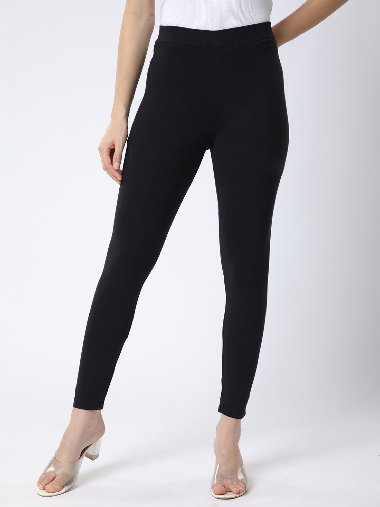 r&b Solid Slim Women Leggings-picture-29