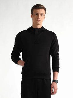 Arrow Newyork - Men's Typographic Hooded Sweatshirt