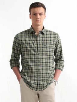 Arrow Sports - Men's Checked Slim Fit Shirt