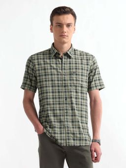 Arrow Sports - Men's Checked Regular Fit Shirt