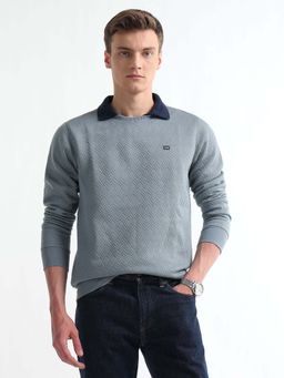 Arrow Sports - Men's Crew Neck Regular Fit Sweatshirt