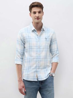 U.S. Polo Assn. Denim Co. - Men's Checked Slim Fit Shirt