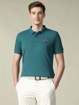 U.S. Polo Assn. Denim Co. - Men's Textured Slim Fit Polo T-Shirt