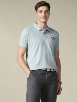 U.S. Polo Assn. Denim Co. - Men's Textured Slim Fit Polo T-Shirt