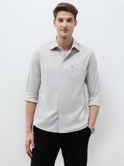 U.S. POLO ASSN. - Men's Textured Tailored Fit Shirt