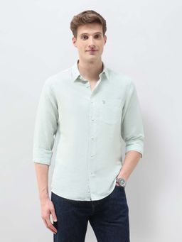 U.S. POLO ASSN. - Men's Solid Tailored Fit Shirt