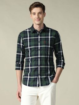 U.S. POLO ASSN. - Men's Checked Tailored Fit Shirt