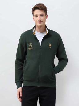 U.S. POLO ASSN. - Men's High Neck Regular Fit Zipper Sweatshirt