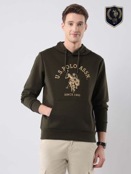 U.S. POLO ASSN. - Men's Embroidered Hooded Sweatshirt