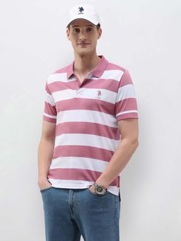 U.S. POLO ASSN. - Men's Striped Slim Fit Polo T-Shirt