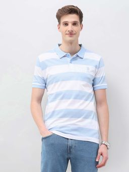 U.S. POLO ASSN. - Men's Striped Slim Fit Polo T-Shirt